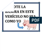 PDF No Bote Basura en Este Vehiculo No Sea Como Yodocx - Compress PDF