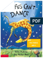 Miss Maricel's Vocabulary and Story Activities for Giraffes Can't Dance