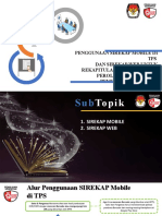 V3 Materi SIREKAP Mobile Dan SIREKAP Web