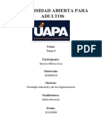 Psicologia Industrial y de Las Organizaciones Tarea 9 Genaro