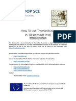 Read-Coop Sce: How To Use Transkribus - in 10 Steps (Or Less)
