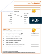 Songs One Small World Worksheet Final 2012 10 15