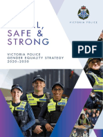 Equal Safe and Strong Victoria Police Gender Equality Strategy 2020-2030