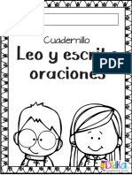 Cuadernillo Leo y Escribo Oraciones PDF