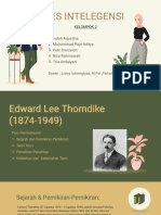 Edward Lee Thorndike dan Teori Belajarnya