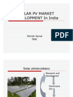 Solar PV Market Development in India: Shirish Garud Teri