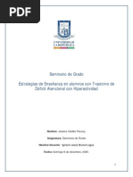 Trabajo Individual Estrategias Enseñanaza Alumnos Con Tdah - Modulo 4