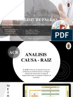 Analisis Causa Raiz M