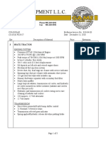 Especificaciones Tractores 85 Atx