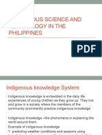 Indigenous Science and Technology in The Philippines