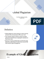 Global Plagiarism: By: Aiman, Natasha, Ameilia, Sze Min V10