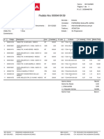 Pedido Nro 0000418139: Codigo Descripcion Und V. Unitario P.Unit Monto Total # P. Lista % Dscto. Cantidad