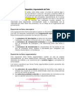 Exposición y Argumentación del Texto: Estructuras y Tipos