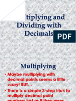 Multiplying and Dividing Decimals Step-by-Step Guide