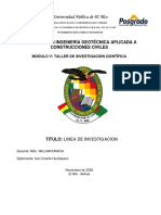 Linea de Investigacion Cientifica PDF