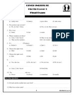 Final Exam Listening and Reading Comprehension