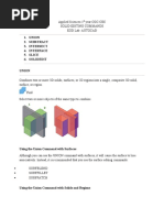SolidWorks Boolean Operations Guide | PDF
