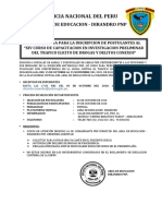 Policia Nacional Del Peru: Area de Educacion - Dirandro PNP