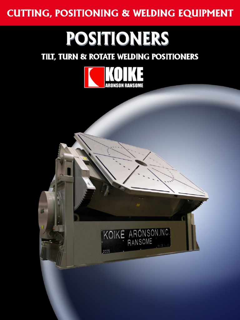 Welding Positioners: Sizing Guide | PDF | Electric Motor | Switch