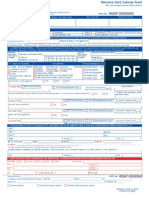 Reliance Gold Savings Fund NFO Form + KYC FORM