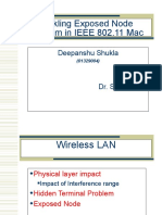 Tackling Exposed Node Problem in IEEE 802.11 Mac: Deepanshu Shukla Guide: Dr. Sridhar Iyer