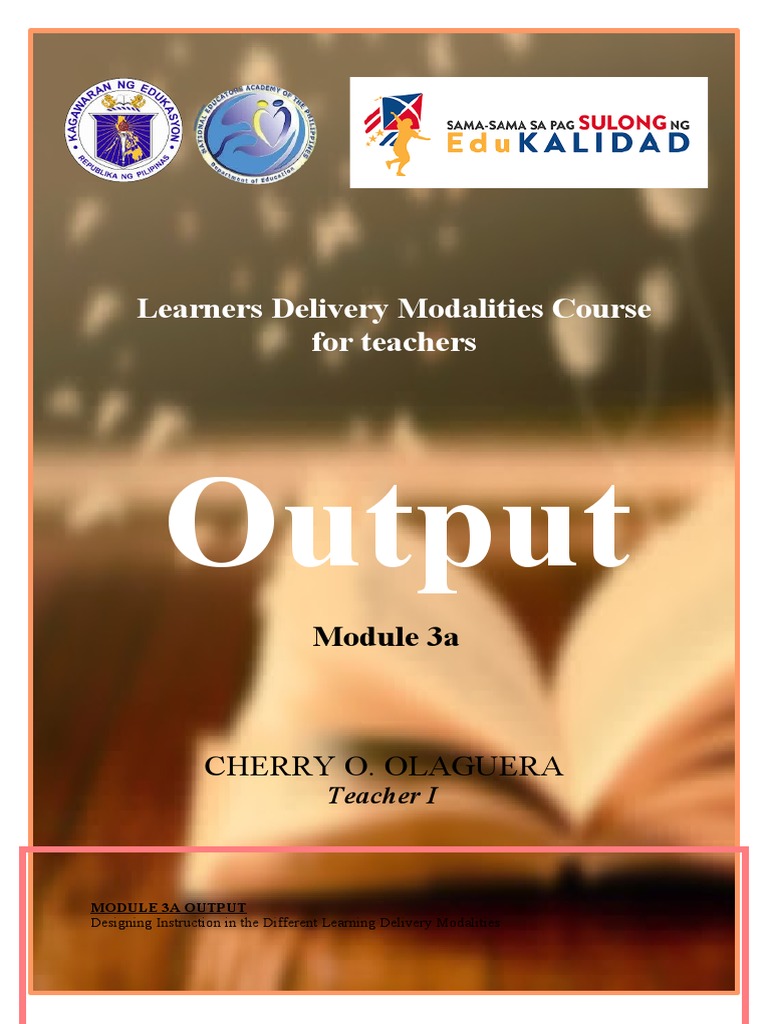 Modular Learning for Teachers | PDF | Distance Education | Learning