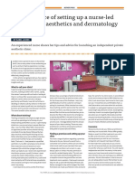 My Experience of Setting Up A Nurse-Led Independent Aesthetics and Dermatology Clinic