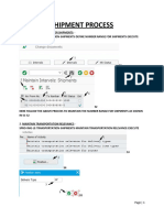 Shipment Process: Page - 1