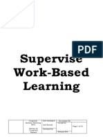 Supervise Work-Based Learning