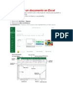 Crear Un Documento en Excel