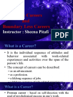 Protean Careers and Boundary Less Careers