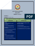 Revised Syllabus For Class Xi