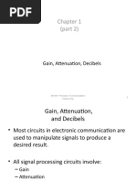 (Part 2) : Gain, Attenuation, Decibels