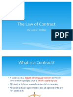 The Law of Contract Presentation