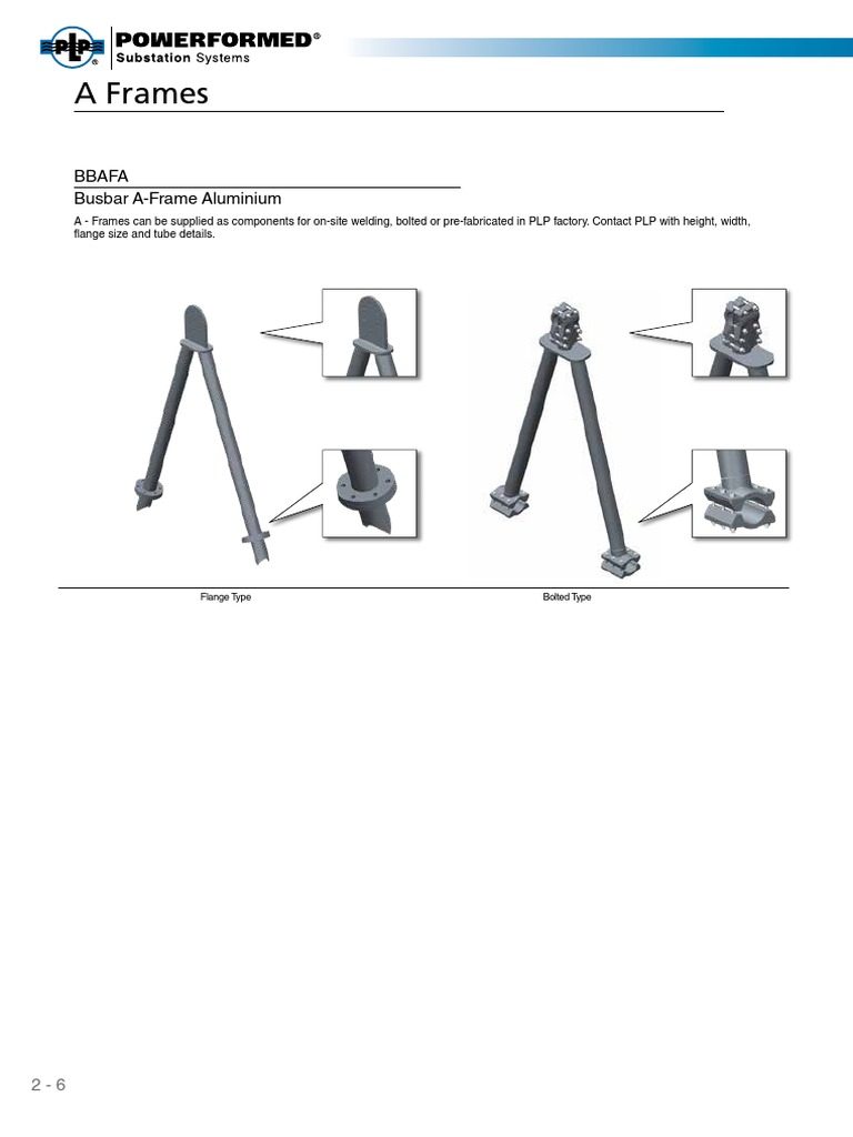 A-Frame Busbar Components Guide | PDF