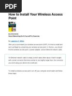 WIOM Wi-Fi Setup and Plans Guide | PDF | Wi Fi | Internet