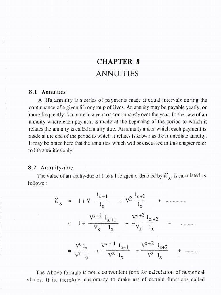 Understanding Annuities and Their Notation | PDF | Annuity (European ...