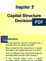 CHAPTER 2 Capital Structure Decisions