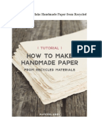 Here's How To Make Handmade Paper From Recycled Materials