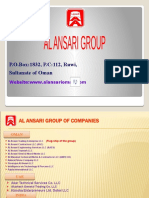 Al Ansari Group of Companies Profile