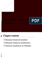 Financial Markets and Institutions: Ethiopian