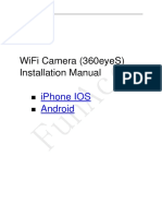 Wifi Camera (360eyes) Installation Manual: Iphone Ios Android