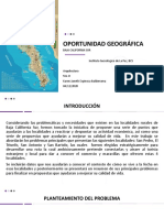 Oportunidad Geográfica Baja California Sur