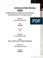 Tema V La Parte Legal Del Ejercicio Profesional