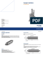 Sample Cylinders: SC and MC Series