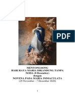 Novena Pada Maria Immaculata