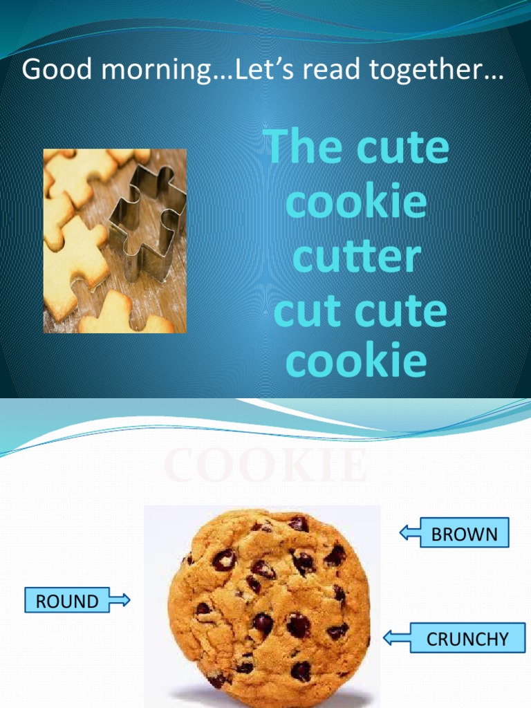 Good Morning Let's Read Together : The Cute Cookie Cookie Cutter Cut ...