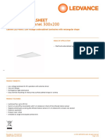 CABINET LED Panel 300x200: Product Datasheet