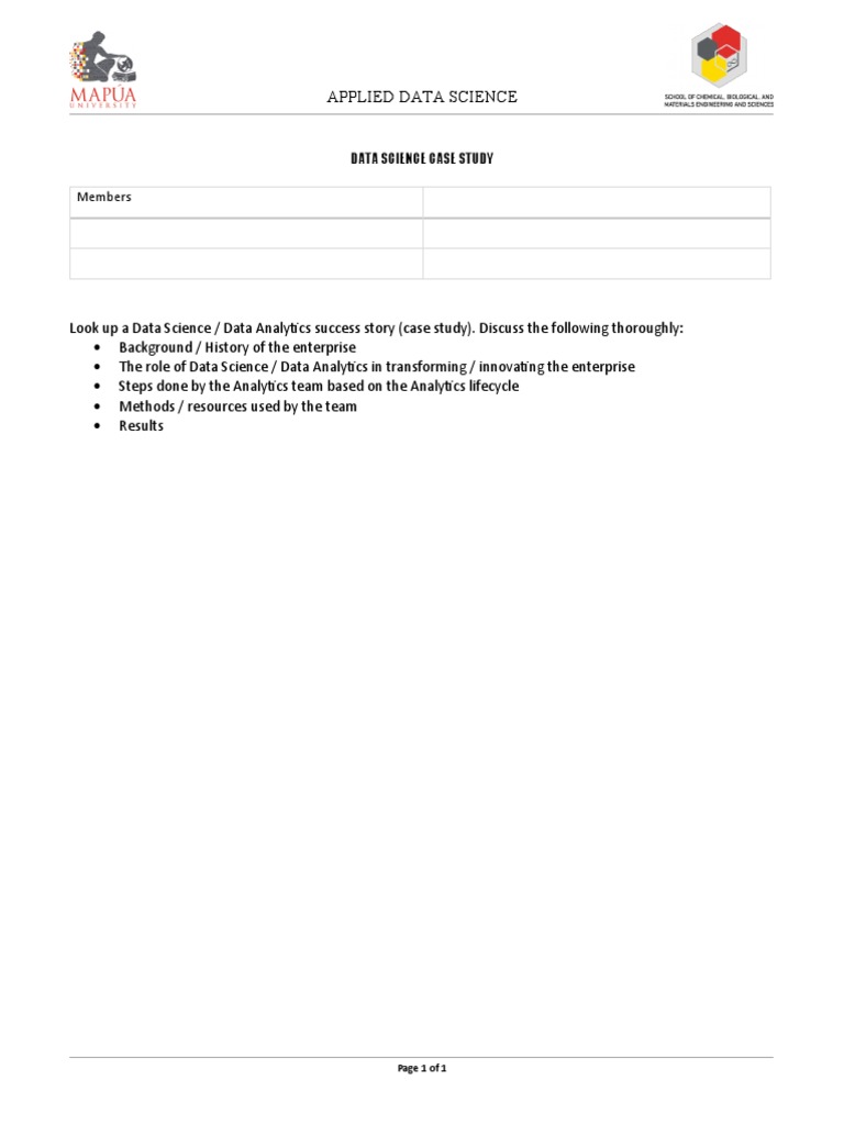 Data Science Case Study | PDF