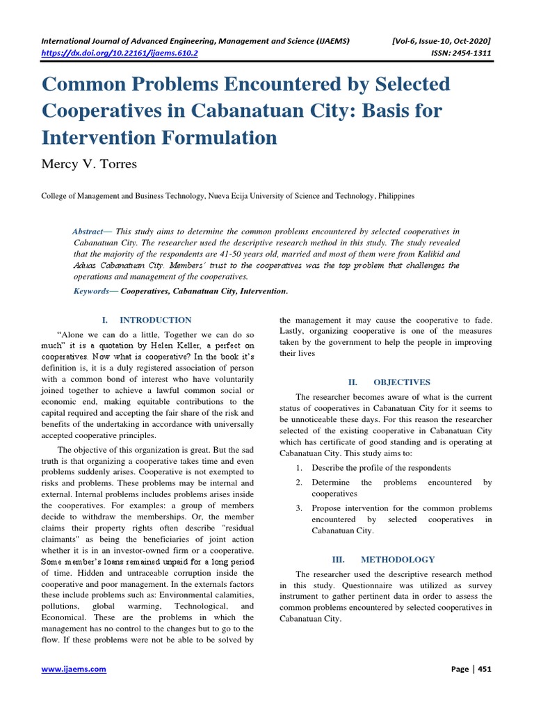 Challenges of Cooperatives in Cabanatuan | PDF | Cooperative | Policy